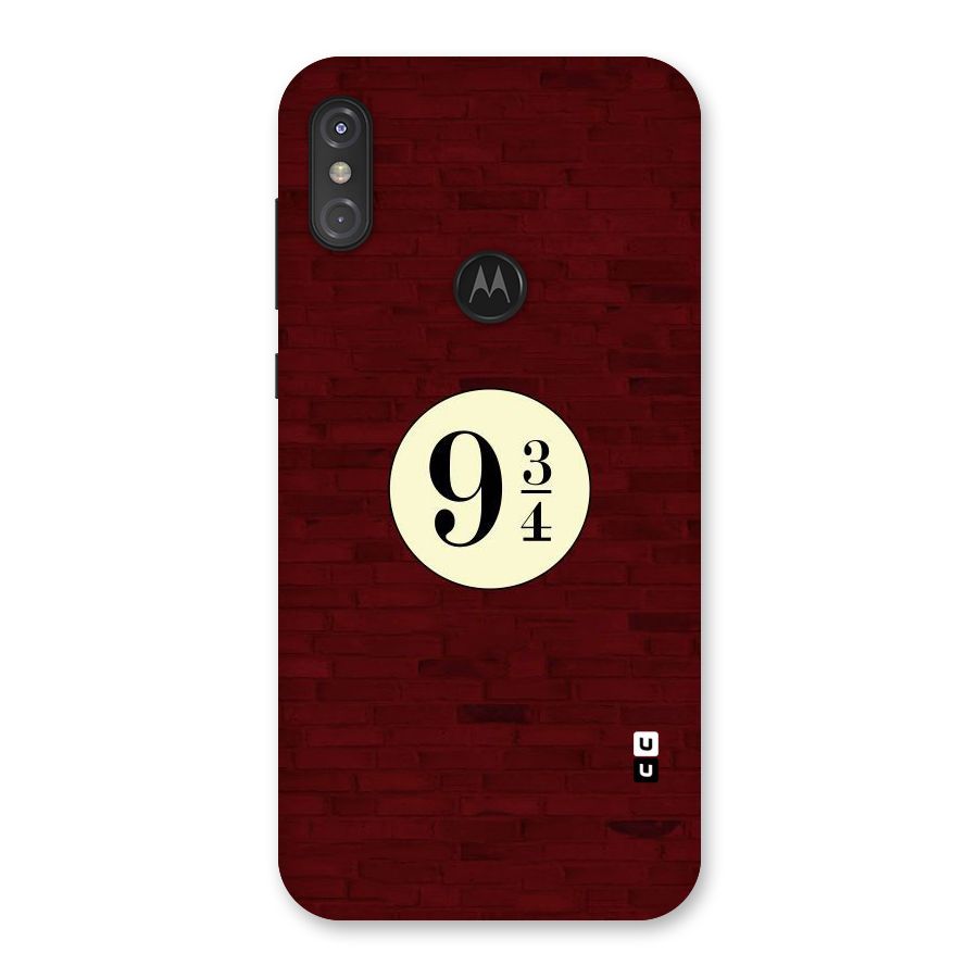 Red Wall Express Back Case for Motorola One Power