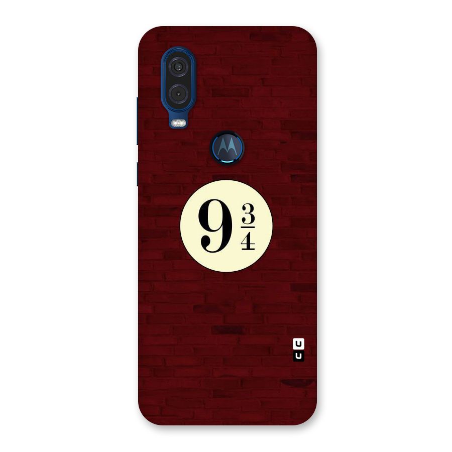 Red Wall Express Back Case for Motorola One Vision