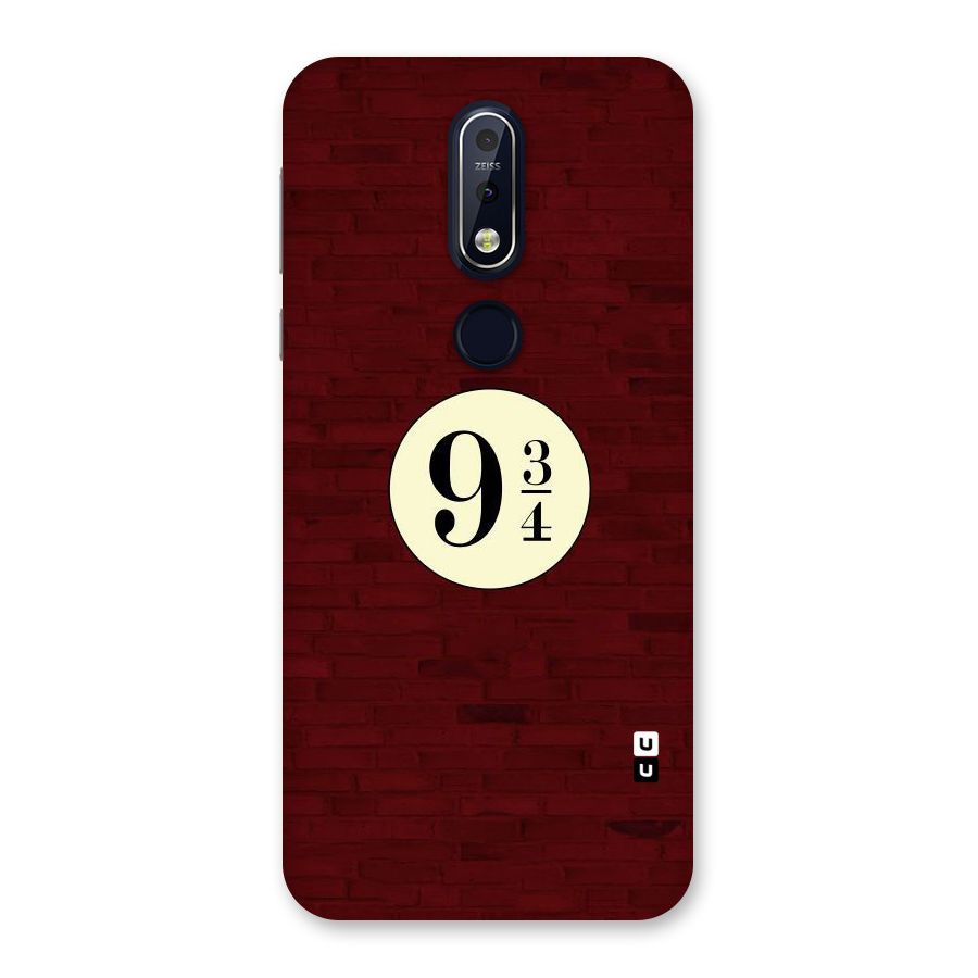 Red Wall Express Back Case for Nokia 7.1