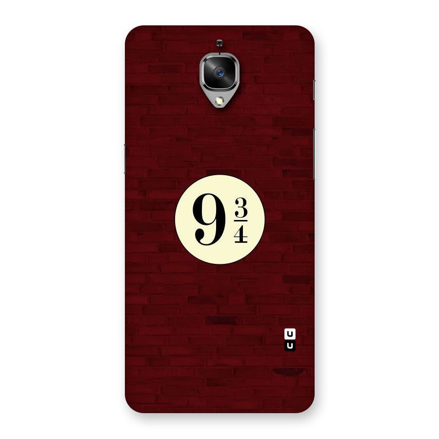 Red Wall Express Back Case for OnePlus 3