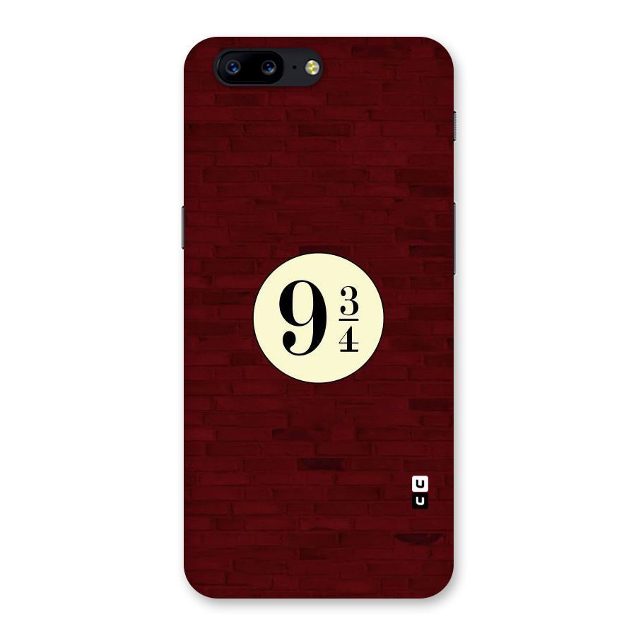 Red Wall Express Back Case for OnePlus 5