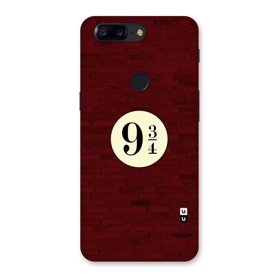 Red Wall Express Back Case for OnePlus 5T
