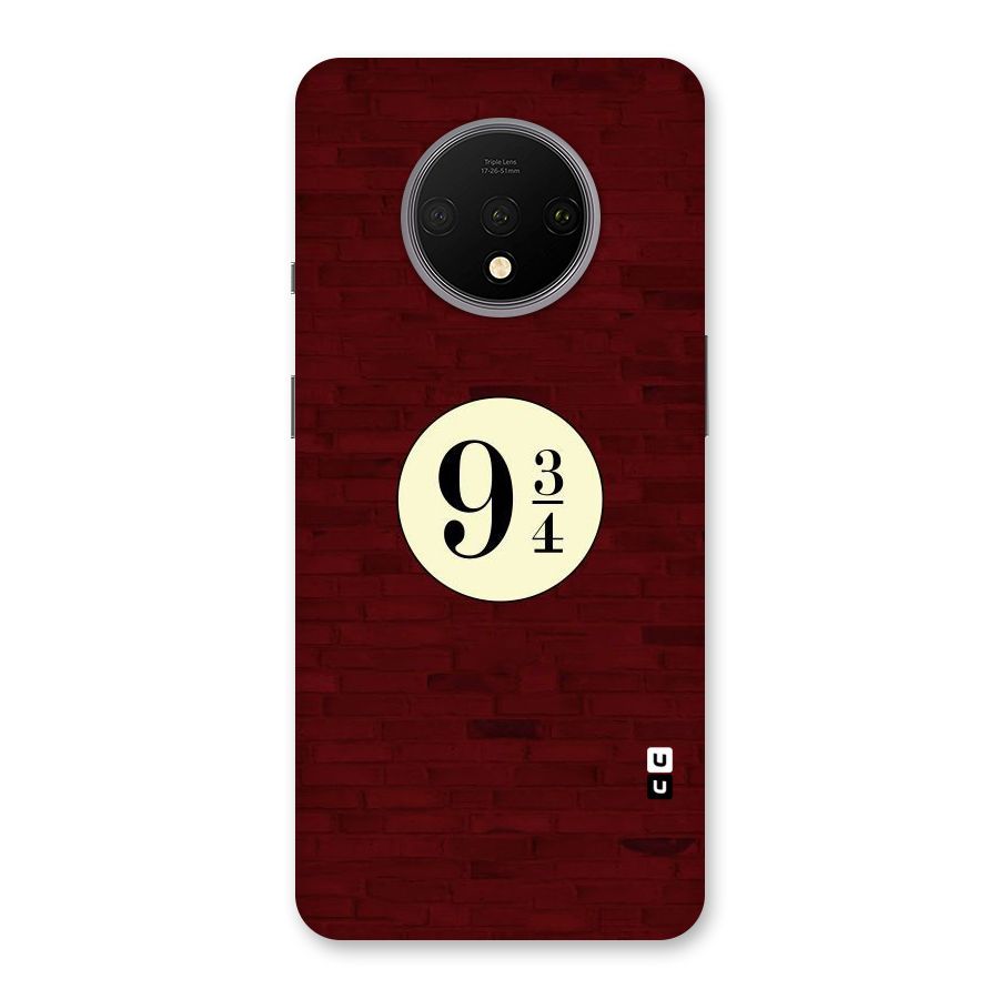 Red Wall Express Back Case for OnePlus 7T