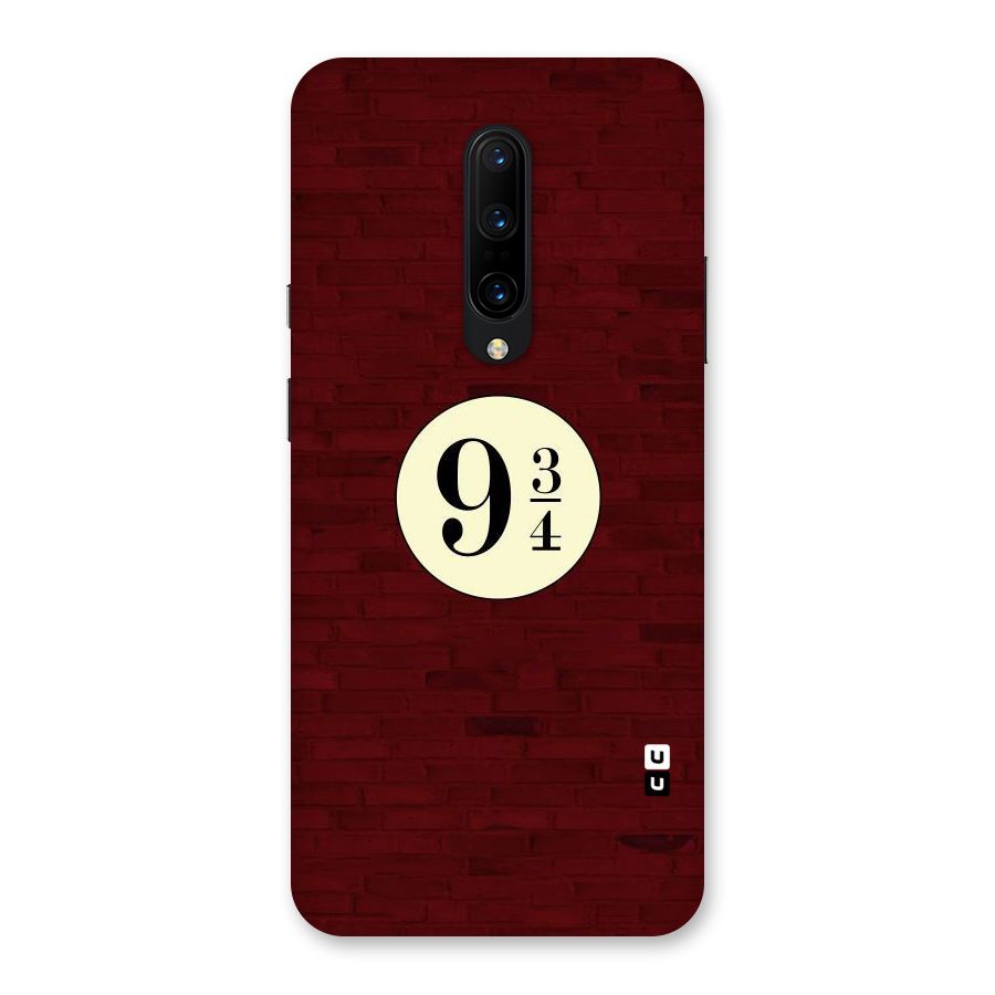 Red Wall Express Back Case for OnePlus 7 Pro