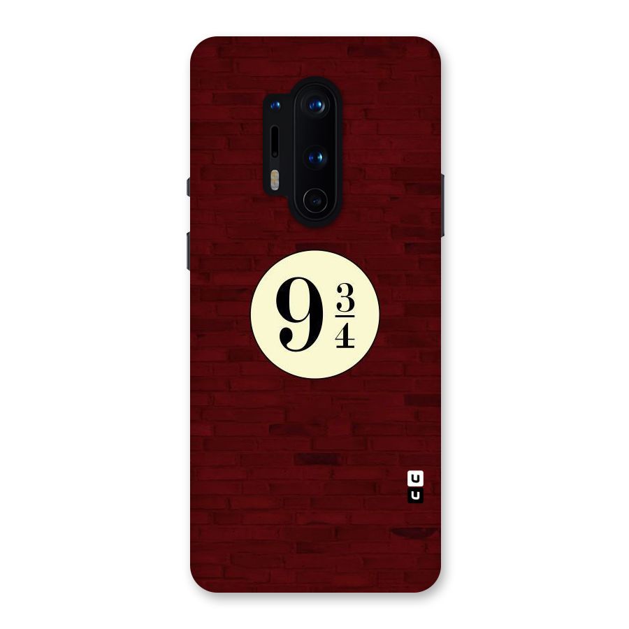 Red Wall Express Back Case for OnePlus 8 Pro