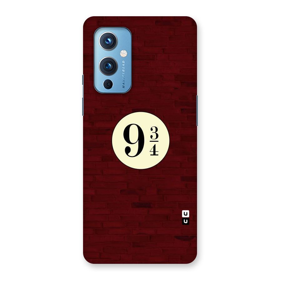 Red Wall Express Back Case for OnePlus 9