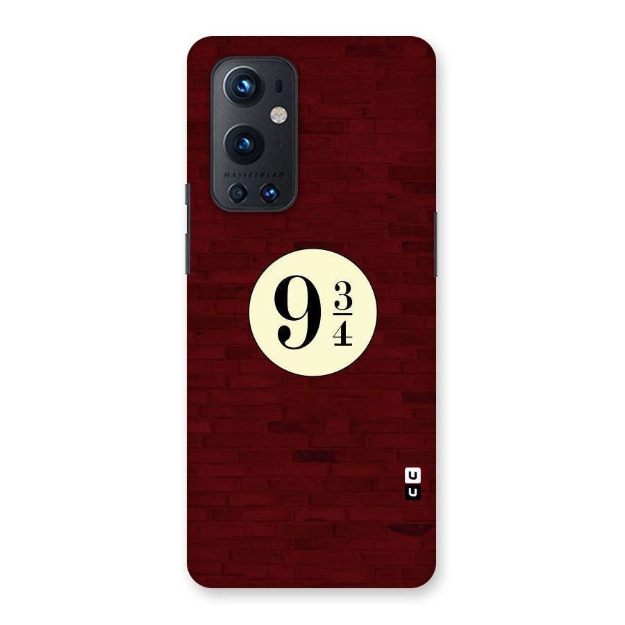 Red Wall Express Back Case for OnePlus 9 Pro