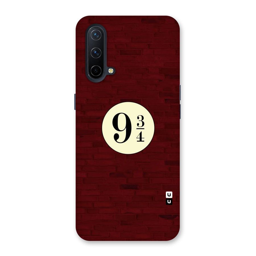 Red Wall Express Back Case for OnePlus Nord CE 5G
