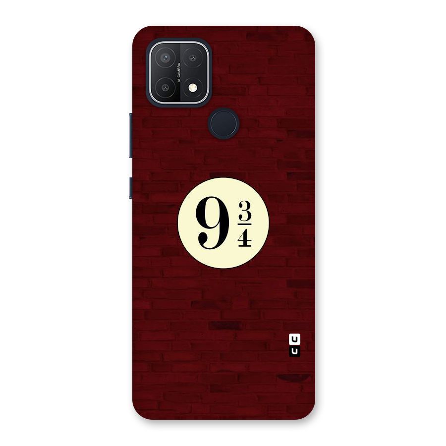 Red Wall Express Back Case for Oppo A15s