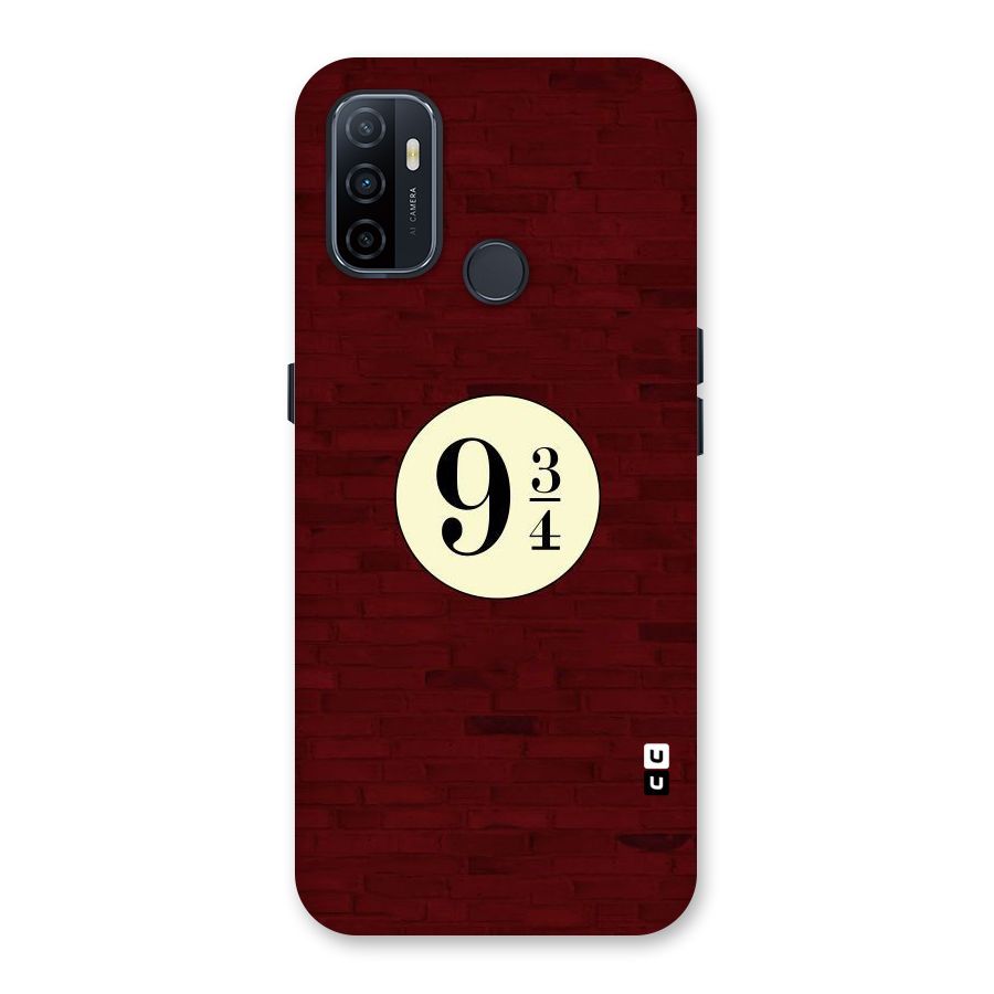 Red Wall Express Back Case for Oppo A32