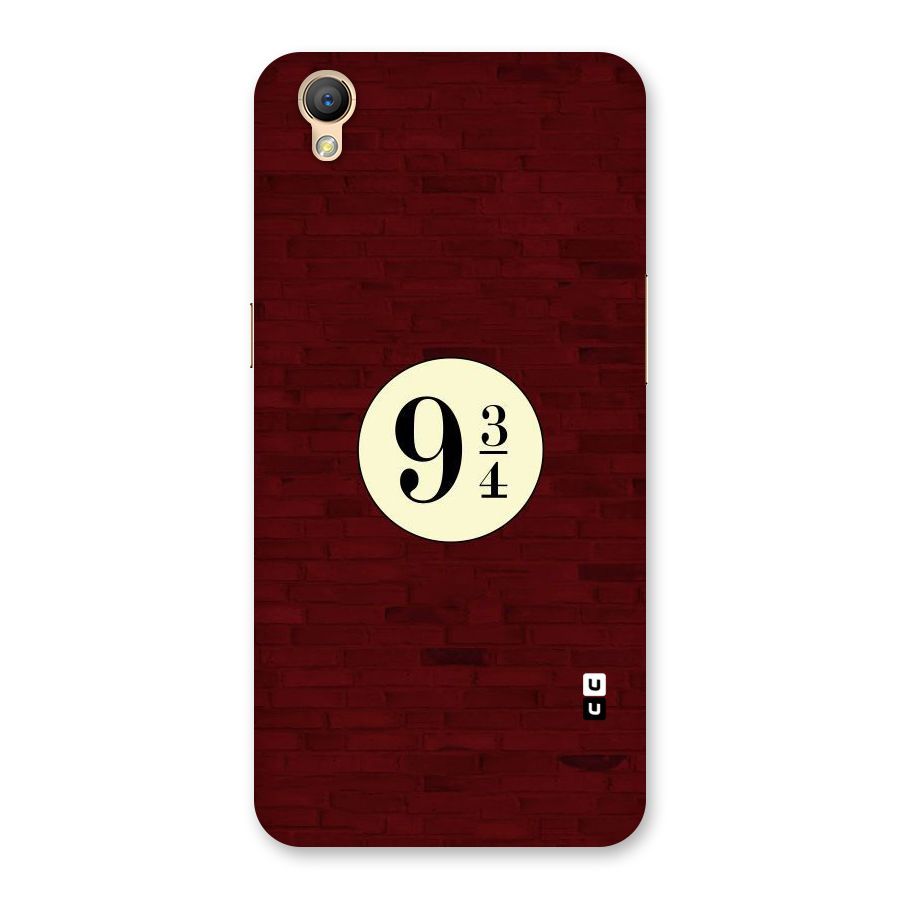 Red Wall Express Back Case for Oppo A37