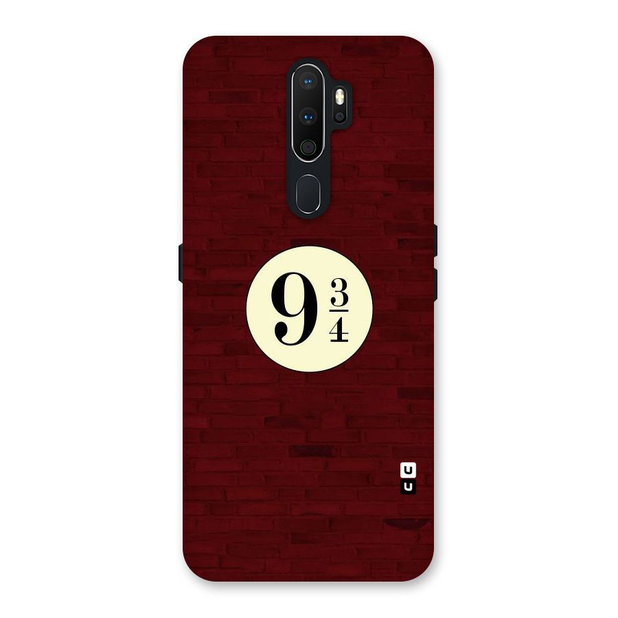 Red Wall Express Back Case for Oppo A5 (2020)
