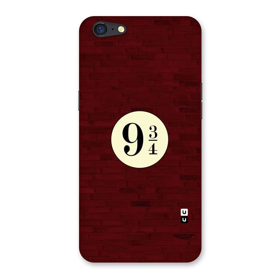 Red Wall Express Back Case for Oppo A71