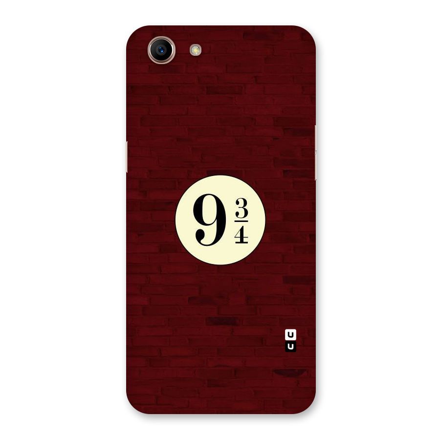 Red Wall Express Back Case for Oppo A83 (2018)