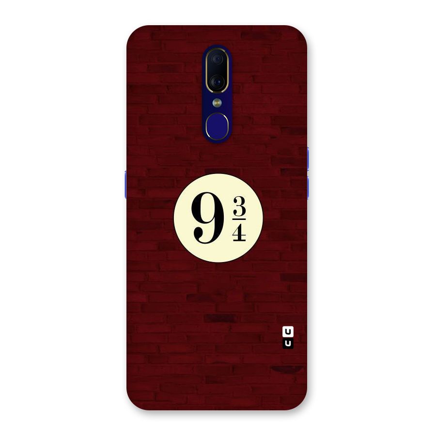 Red Wall Express Back Case for Oppo F11