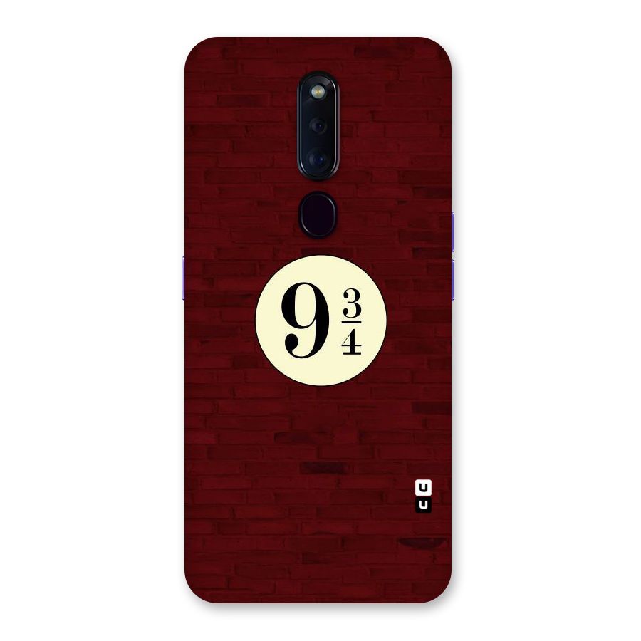 Red Wall Express Back Case for Oppo F11 Pro