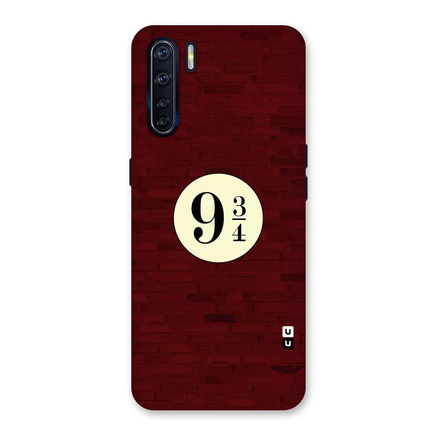 Red Wall Express Back Case for Oppo F15
