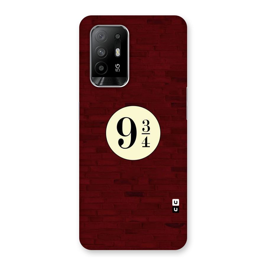 Red Wall Express Back Case for Oppo F19 Pro Plus 5G