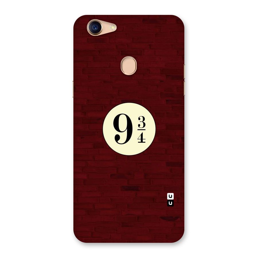 Red Wall Express Back Case for Oppo F5