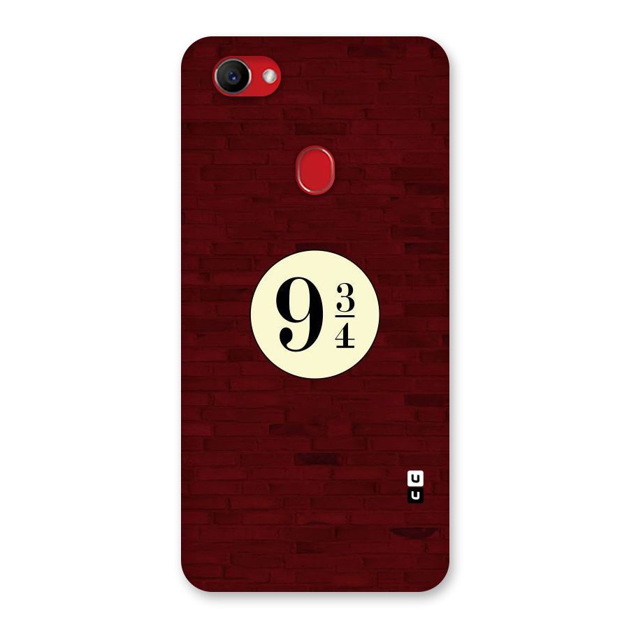 Red Wall Express Back Case for Oppo F7