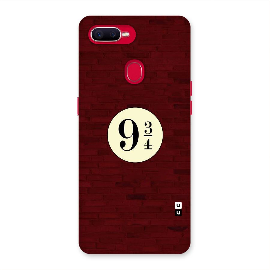 Red Wall Express Back Case for Oppo F9 Pro