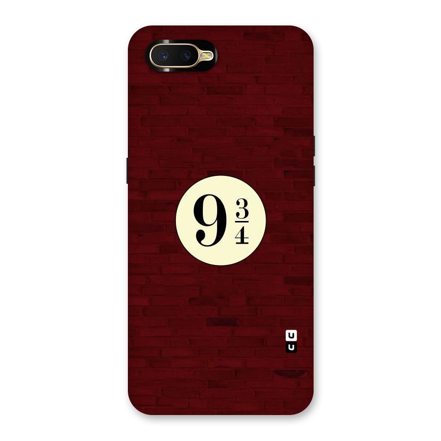 Red Wall Express Back Case for Oppo K1