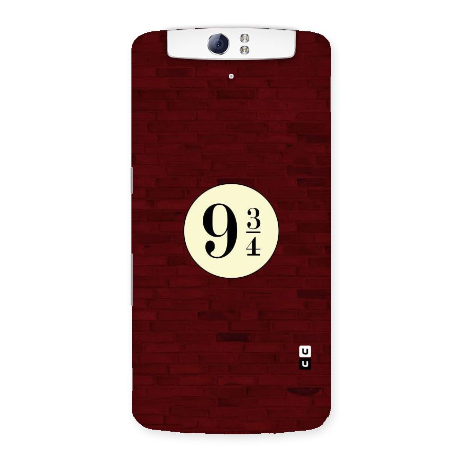 Red Wall Express Back Case for Oppo N1