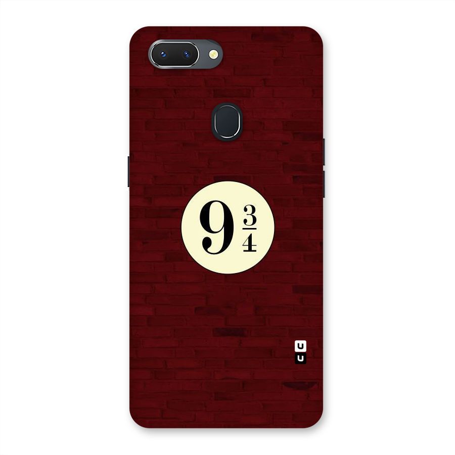 Red Wall Express Back Case for Oppo Realme 2