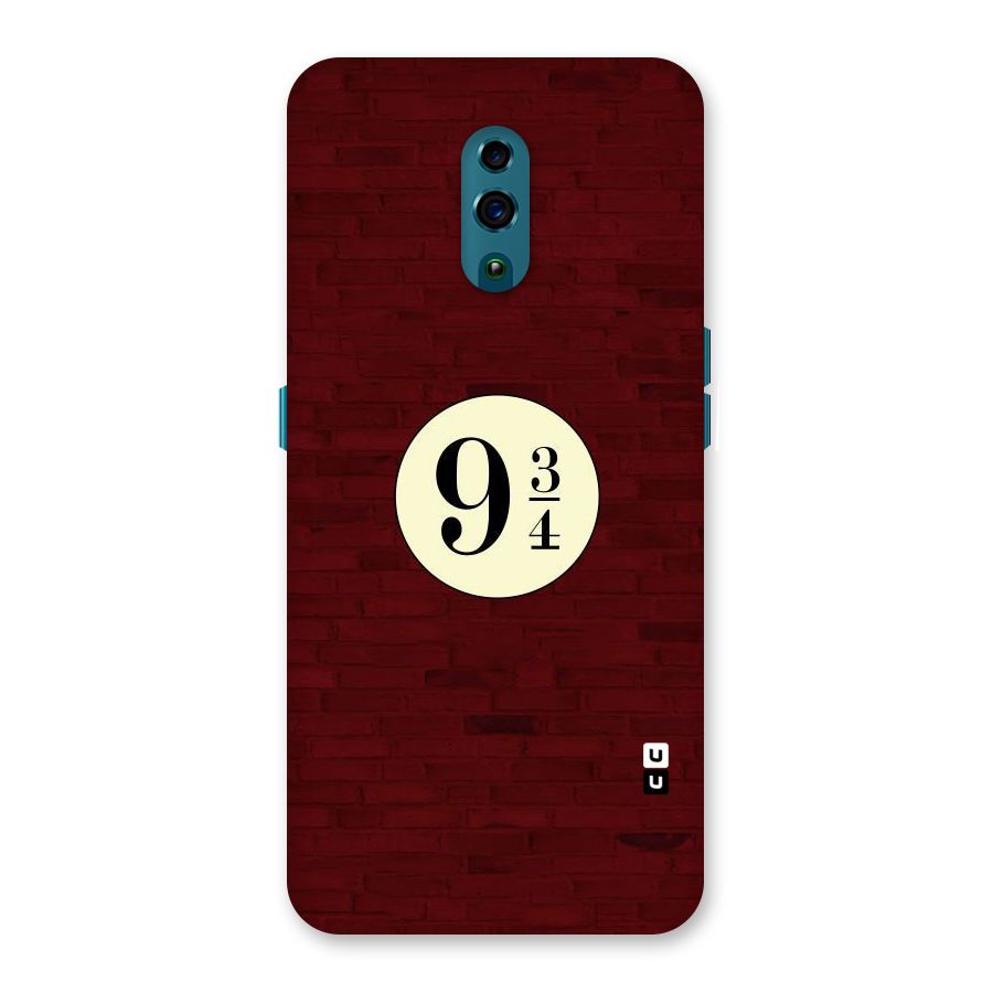 Red Wall Express Back Case for Oppo Reno
