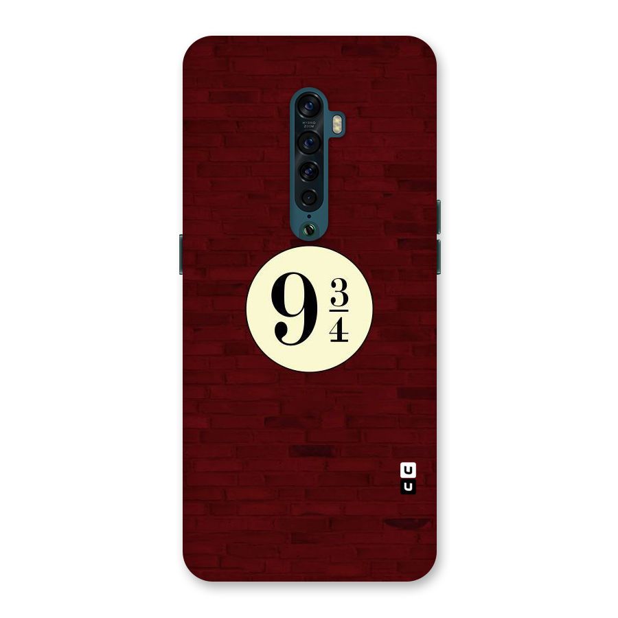 Red Wall Express Back Case for Oppo Reno2