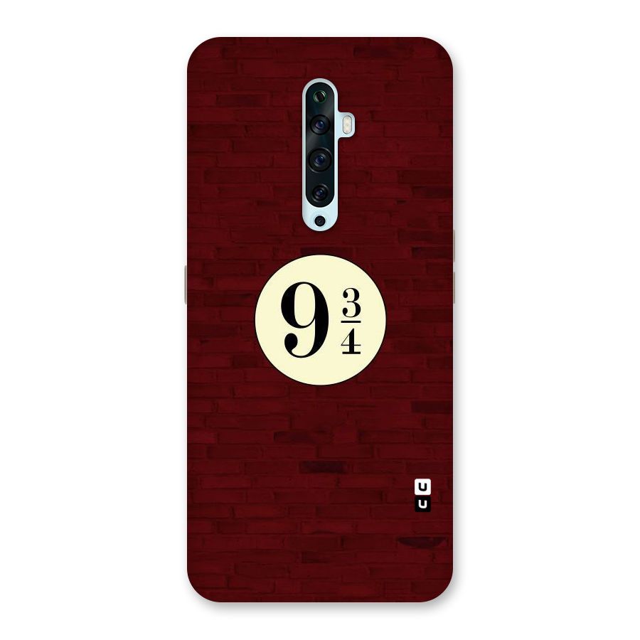 Red Wall Express Back Case for Oppo Reno2 Z