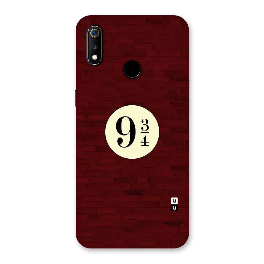 Red Wall Express Back Case for Realme 3