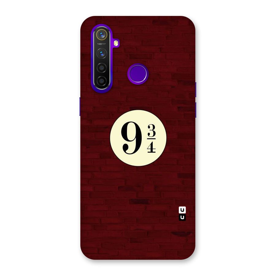 Red Wall Express Back Case for Realme 5 Pro