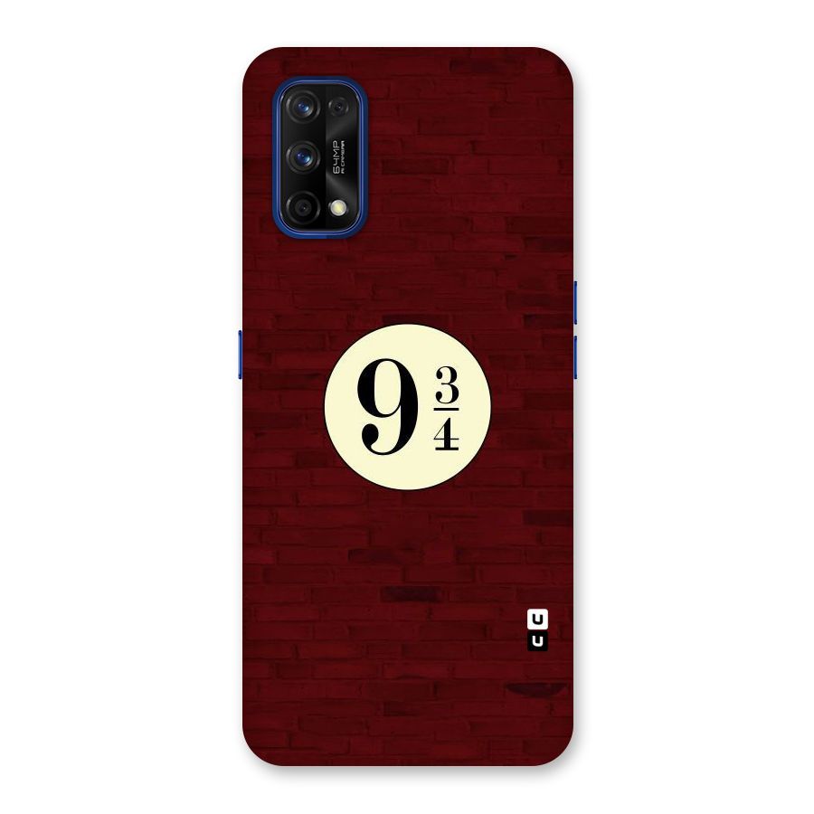 Red Wall Express Back Case for Realme 7 Pro
