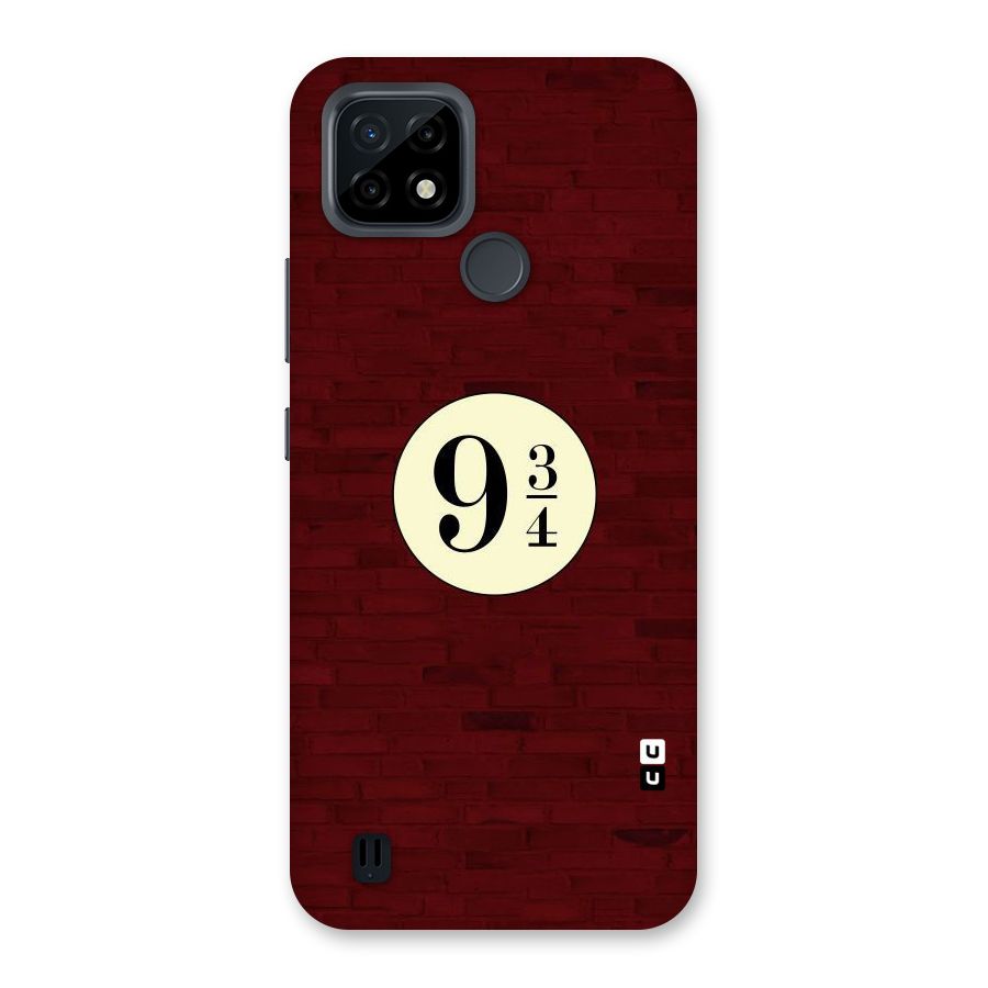 Red Wall Express Back Case for Realme C21