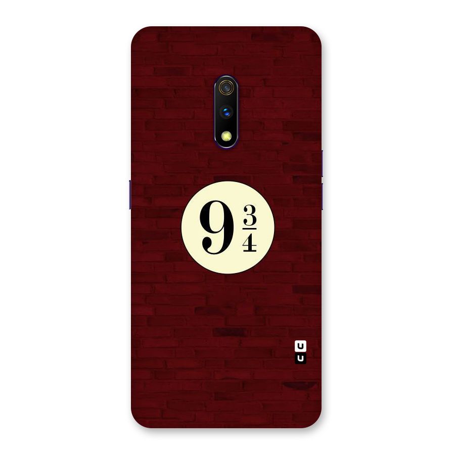 Red Wall Express Back Case for Realme X