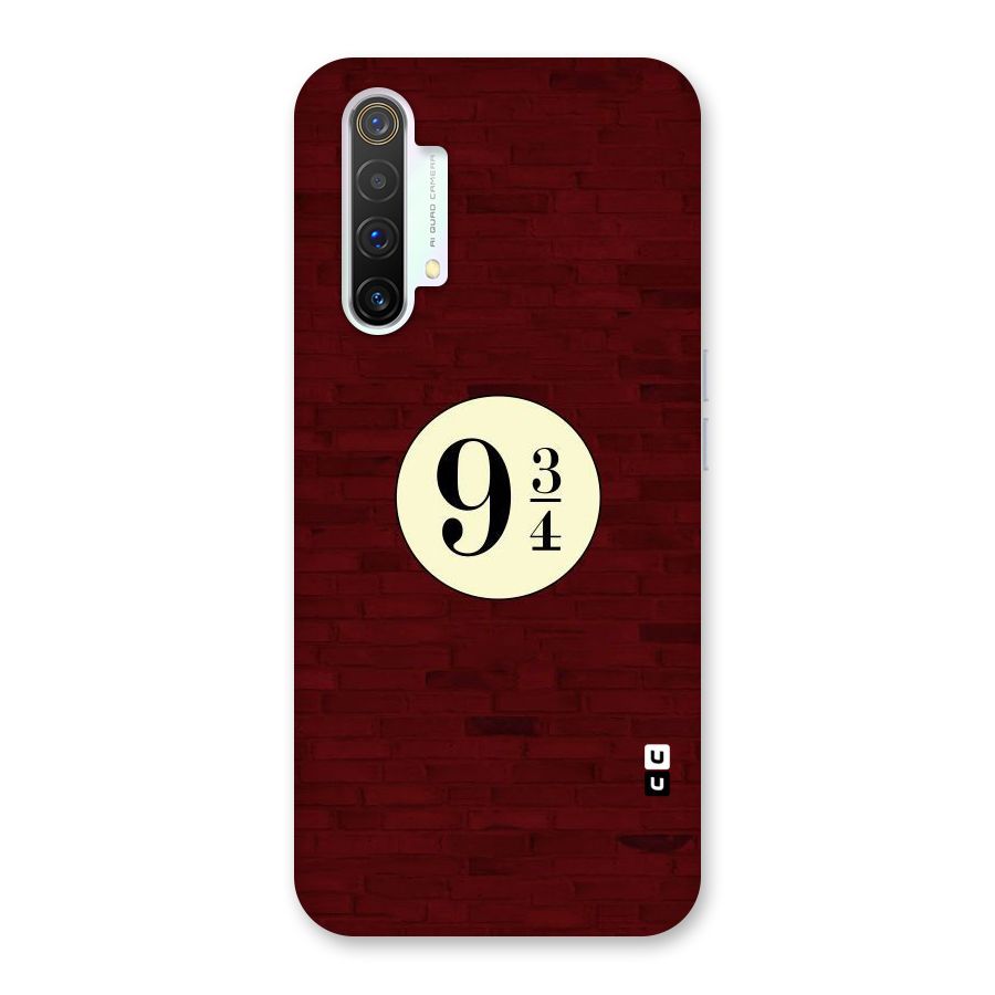 Red Wall Express Back Case for Realme X3