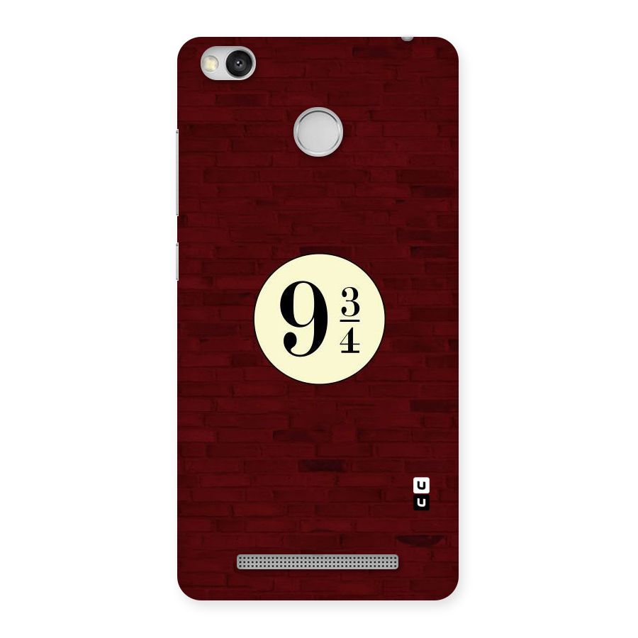 Red Wall Express Back Case for Redmi 3S Prime