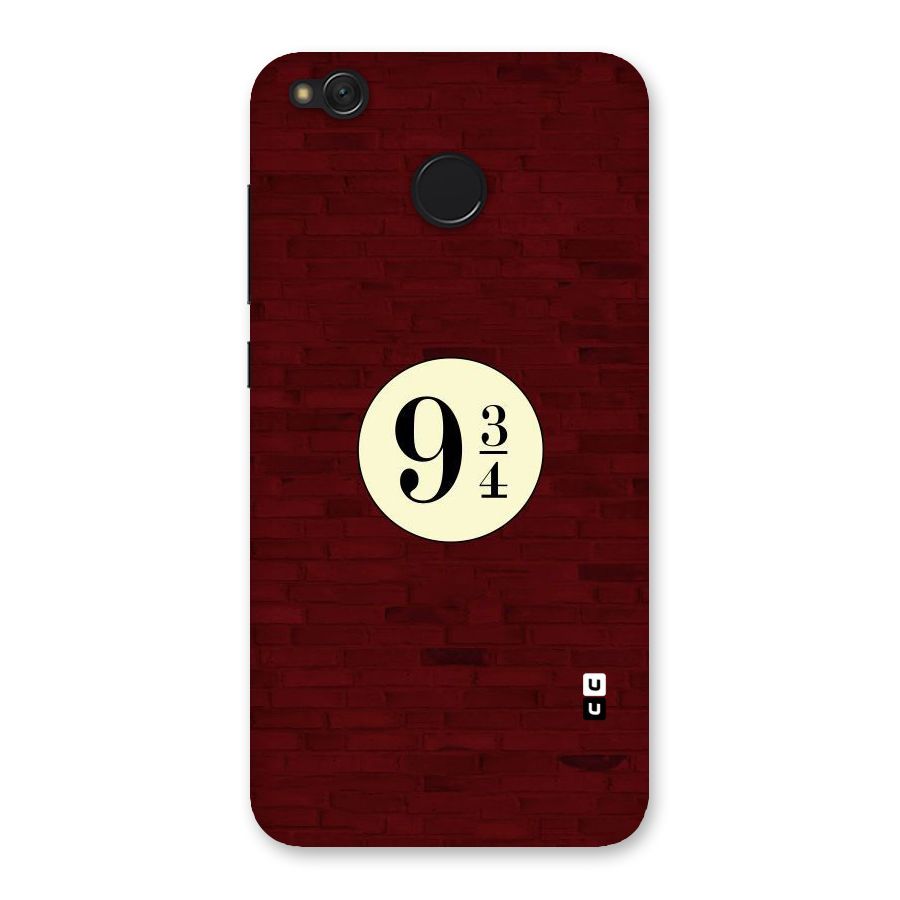 Red Wall Express Back Case for Redmi 4