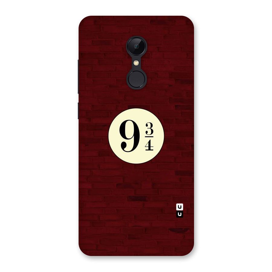 Red Wall Express Back Case for Redmi 5