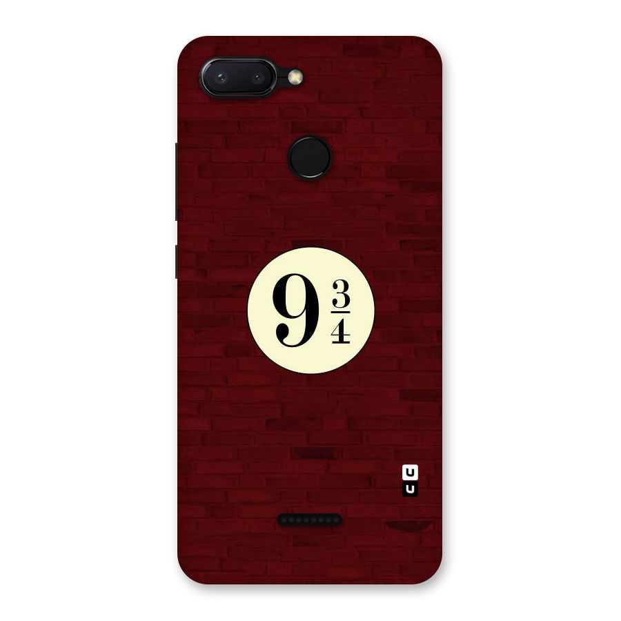 Red Wall Express Back Case for Redmi 6