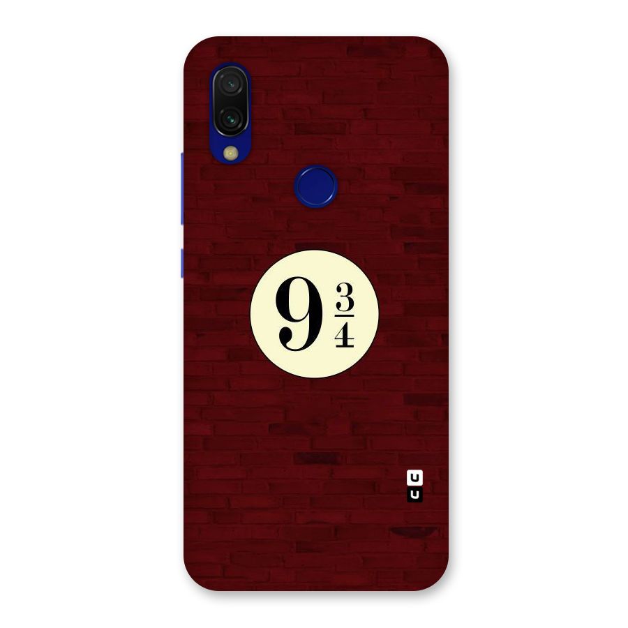 Red Wall Express Back Case for Redmi 7