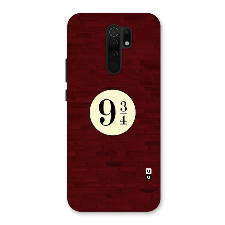 Red Wall Express Back Case for Redmi 9 Prime