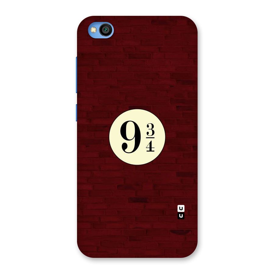 Red Wall Express Back Case for Redmi Go