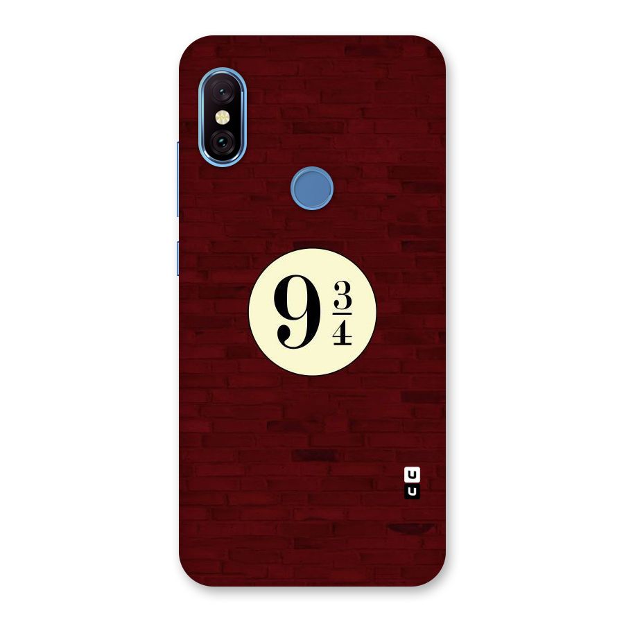 Red Wall Express Back Case for Redmi Note 6 Pro