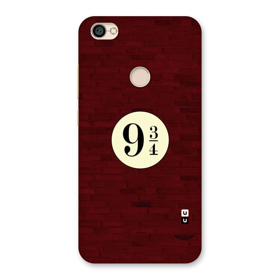 Red Wall Express Back Case for Redmi Y1 2017