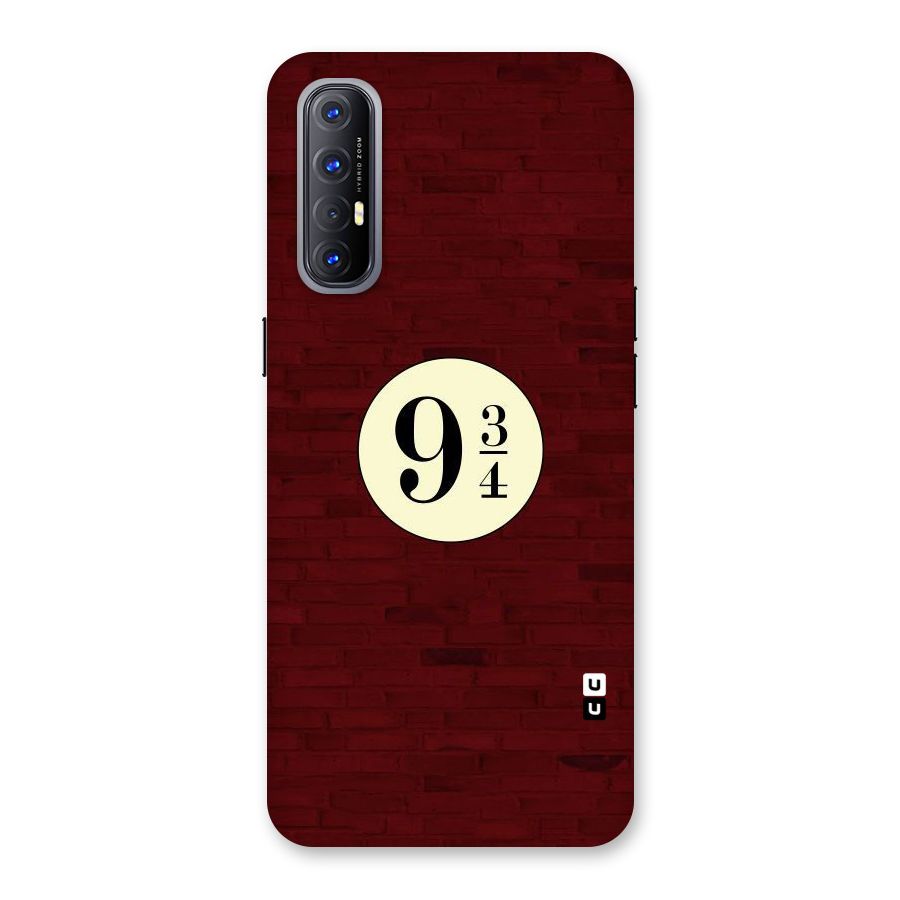Red Wall Express Back Case for Reno3 Pro