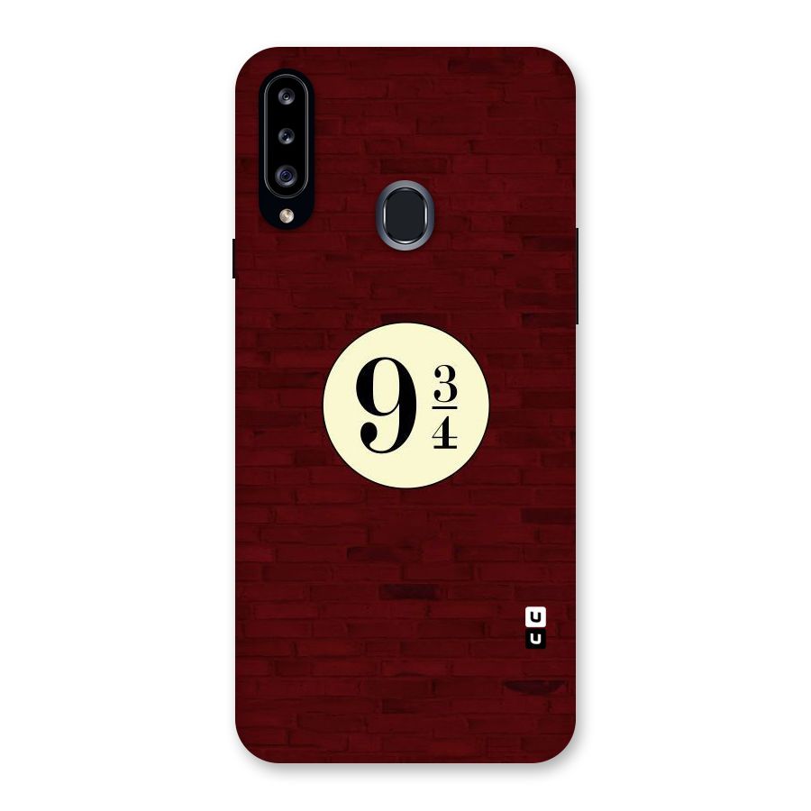 Red Wall Express Back Case for Samsung Galaxy A20s