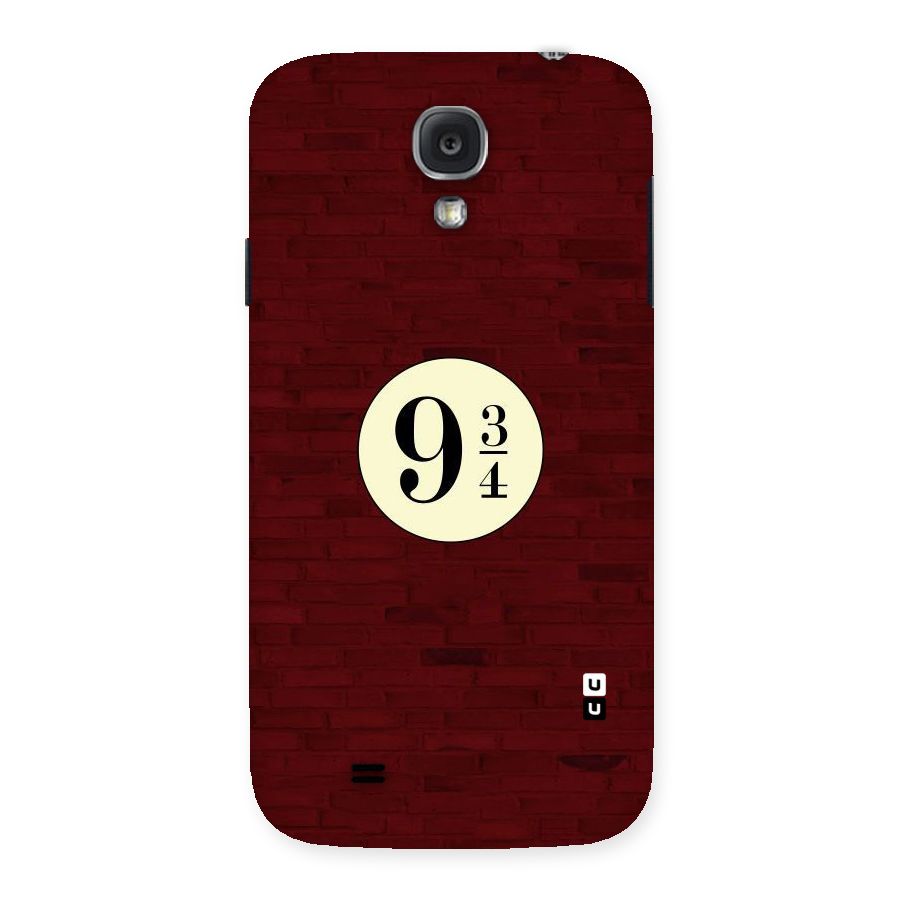 Red Wall Express Back Case for Samsung Galaxy S4