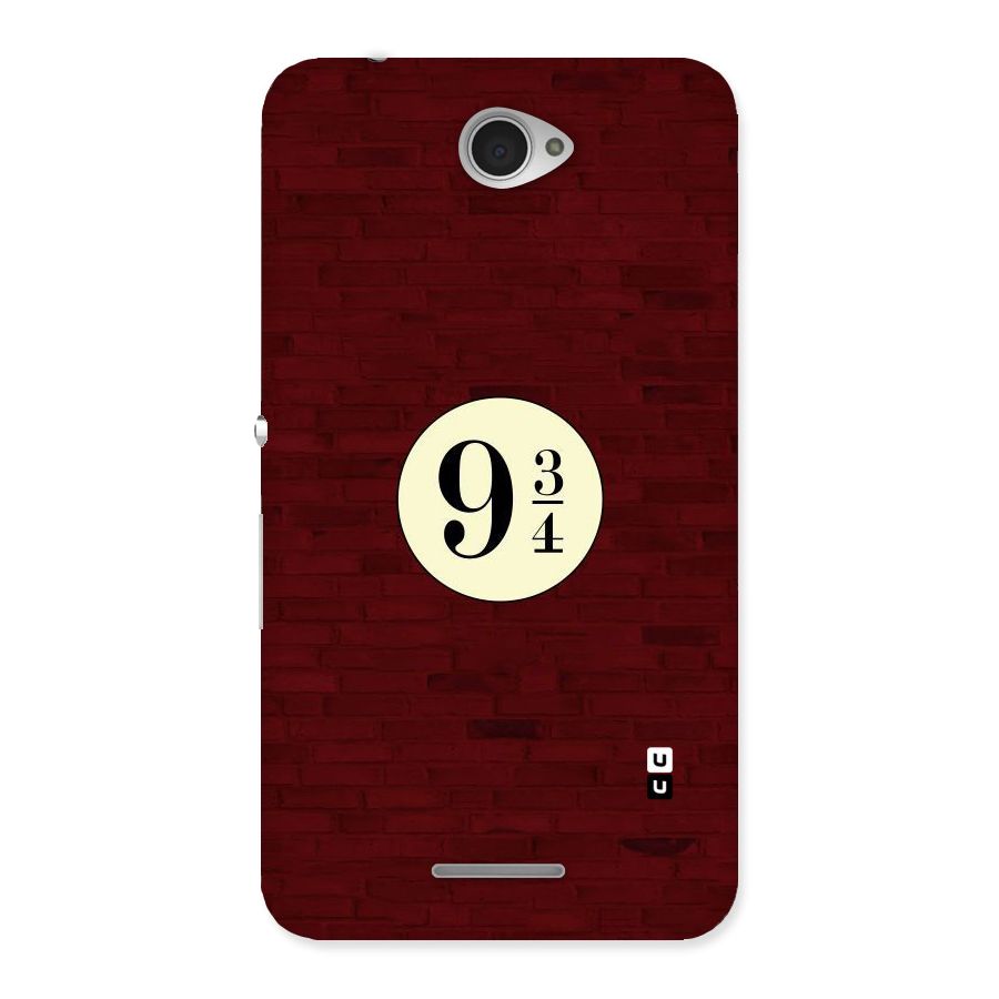 Red Wall Express Back Case for Sony Xperia E4